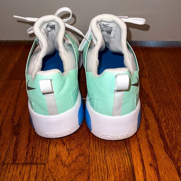 Nike Women's Air Max Shoes Bella White Silver Mint Light Blue Size 10 - Picture 5 of 8